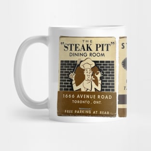 The Steak PIt Restaurant Matchbook Covers Mug